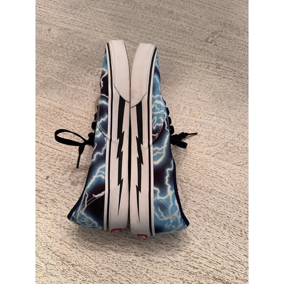Ripndip x Vans custom NIKOLA low top shoes 11 lightening (BLACK/blue) - Picture 6 of 8